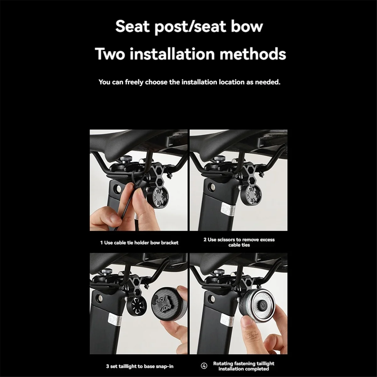 Велосипедный умный тормозной светильник с автоматическим датчиком - Фотография_5