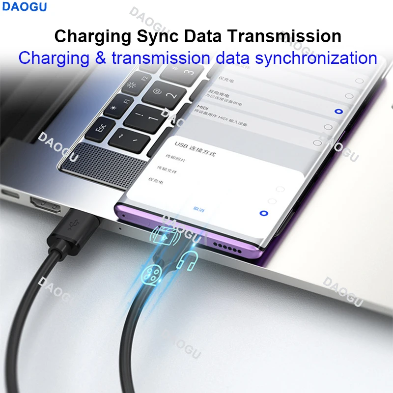 Pd60w кабель для быстрой зарядки usb type c провод usb3 - Фотография_4