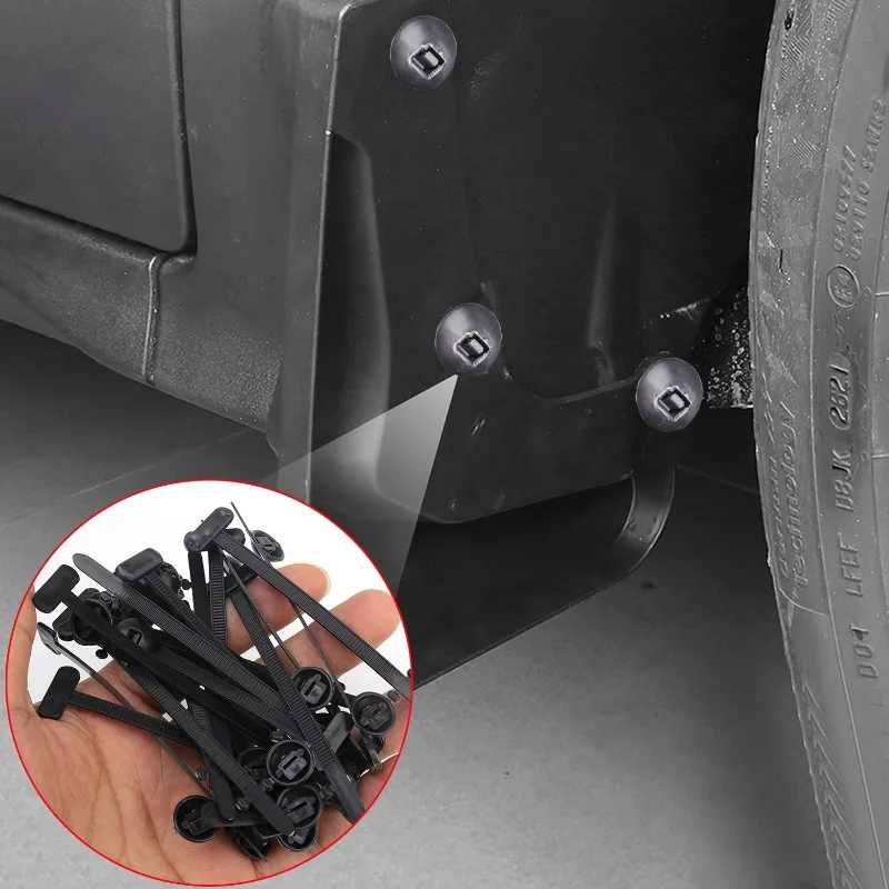 Универсальная нейлоновая пряжка для кабельной стяжки - Фотография_4