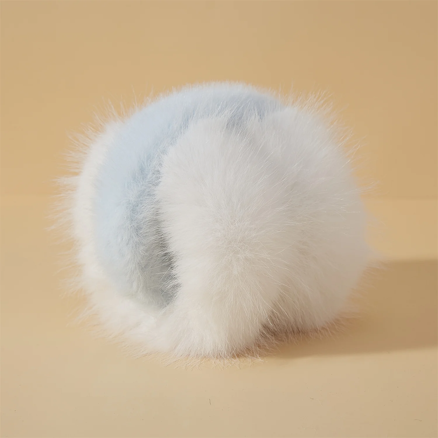 Модные контрастные синие наушники - Фотография_5