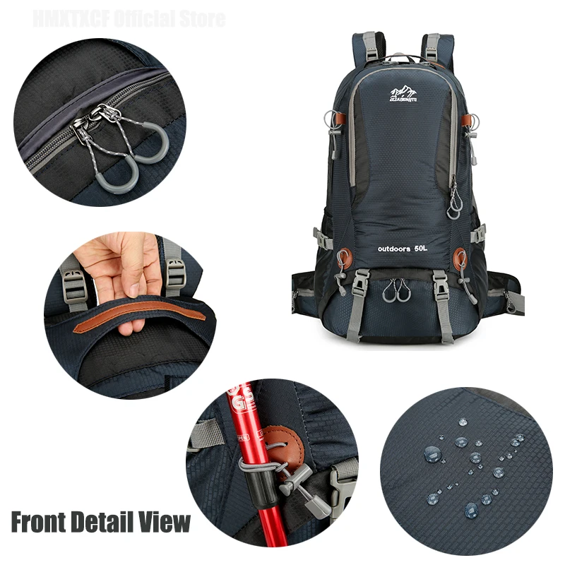 50л нейлоновый рюкзак для кемпинга - Фотография_3