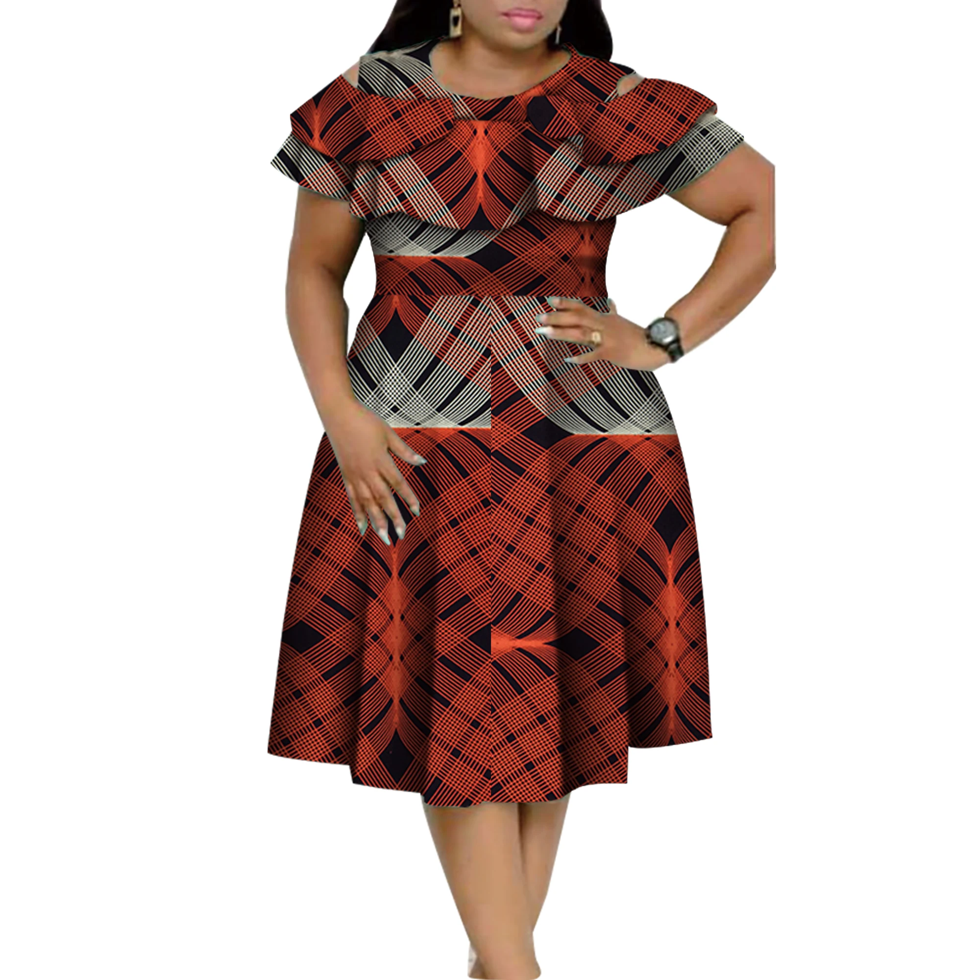 Новые платья bazin riche в африканском - Фотография_6