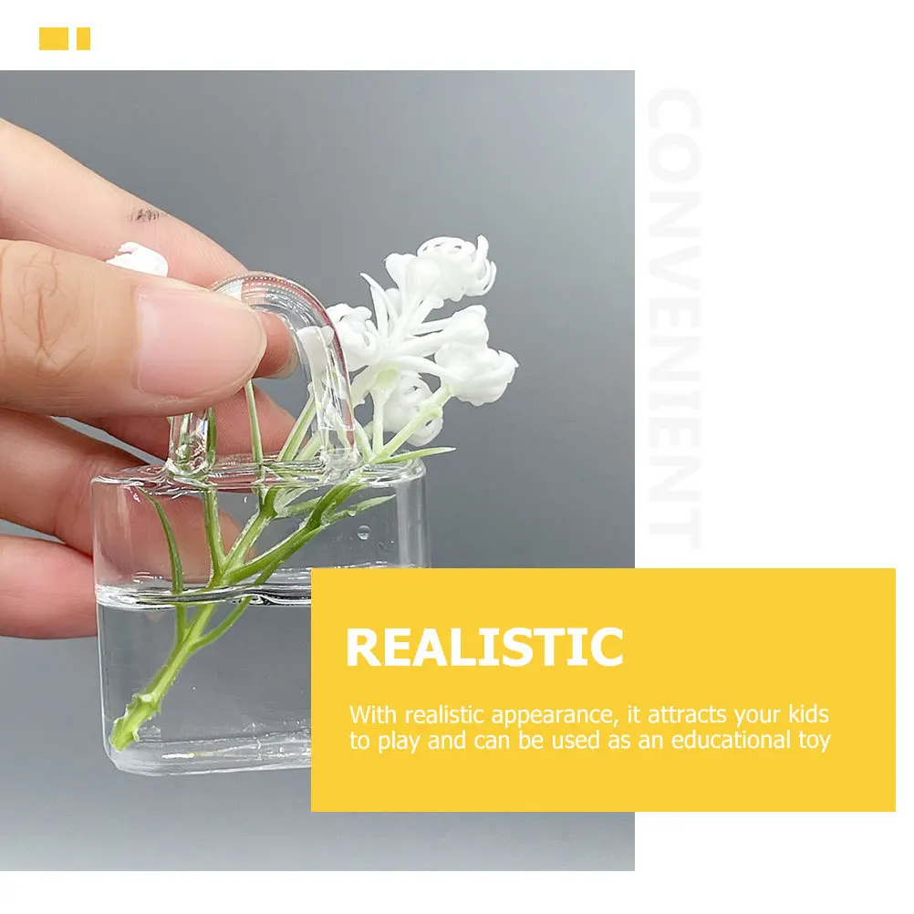 Мини-стеклянная ваза в форме сумки - Фотография_5