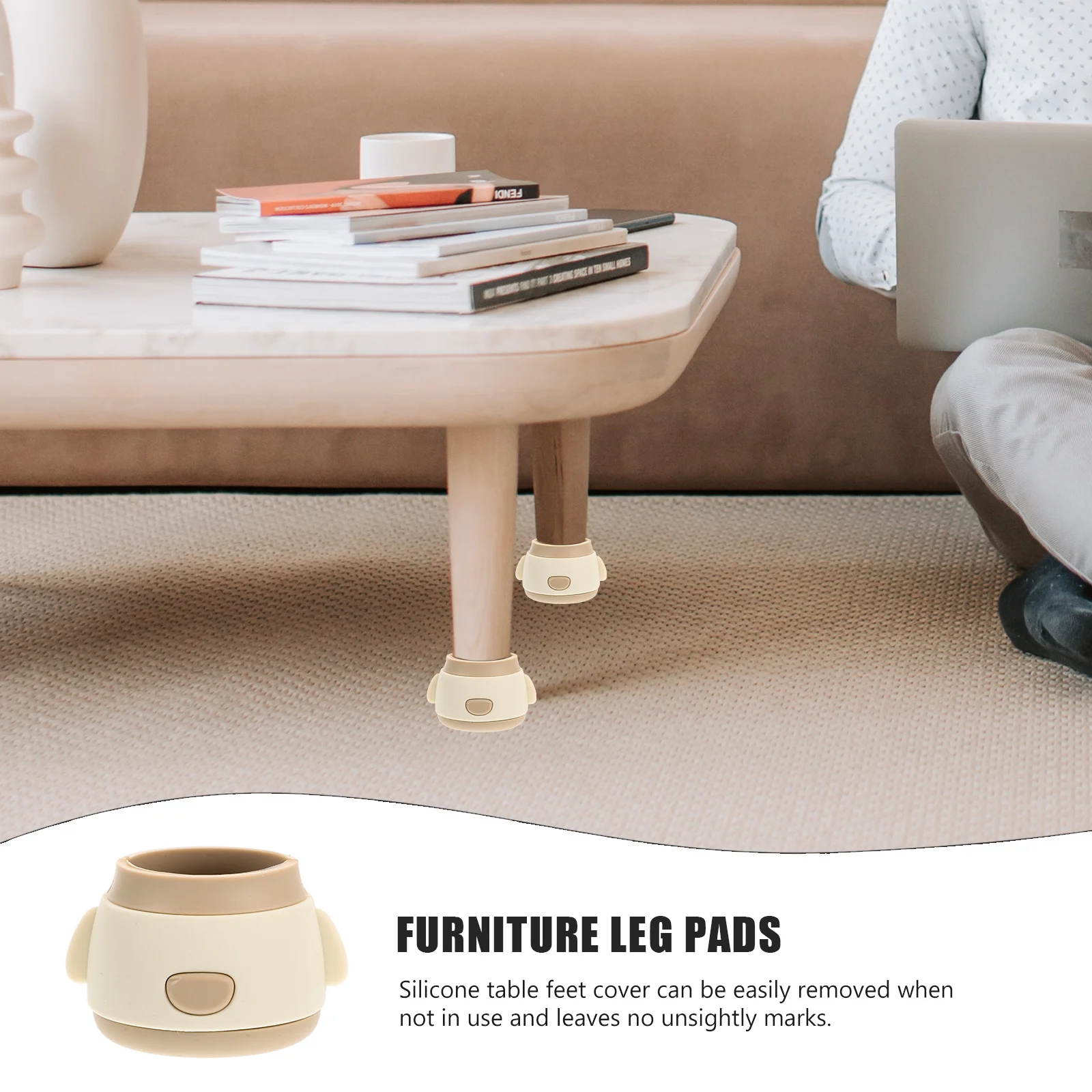 Силиконовые защитные чехлы для ножек стола - Фотография_5