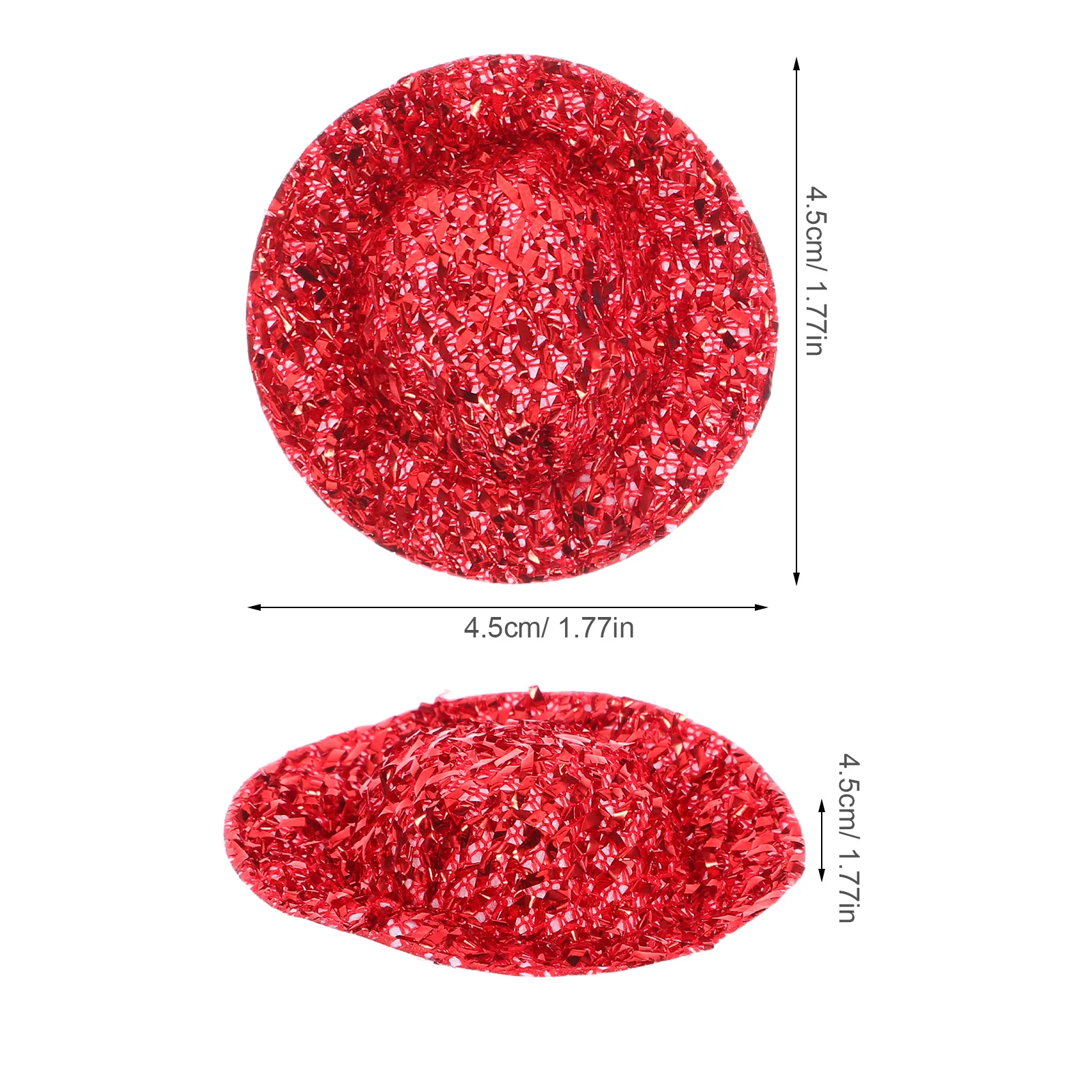 Миниатюрные шапки с желтой уткой ярких цветов для декора офисного стола - Фотография_2