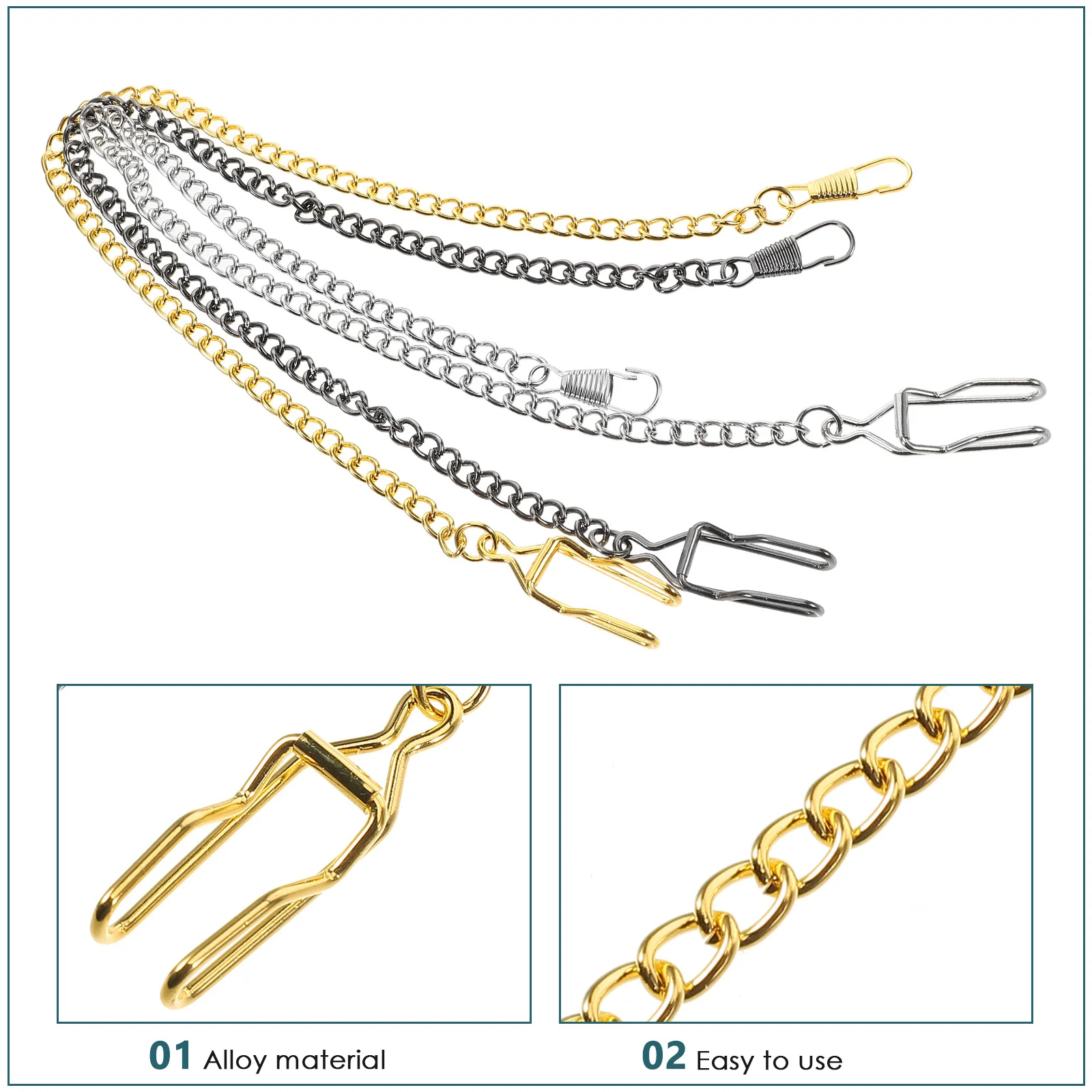 Винтажная цепочка для карманных часов - Фотография_3