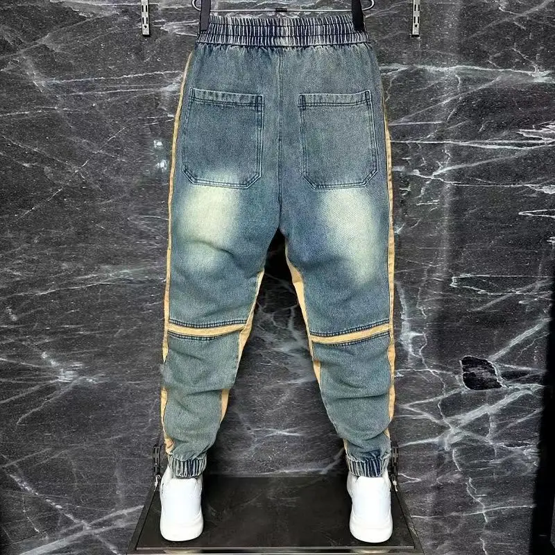 Брюки-султанки мужские в стиле хип-хоп - Фотография_4