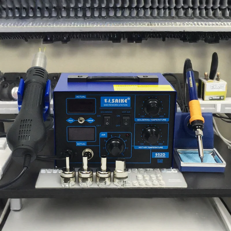Saike 952d паяльная станция 2 в 1 - Фотография_6