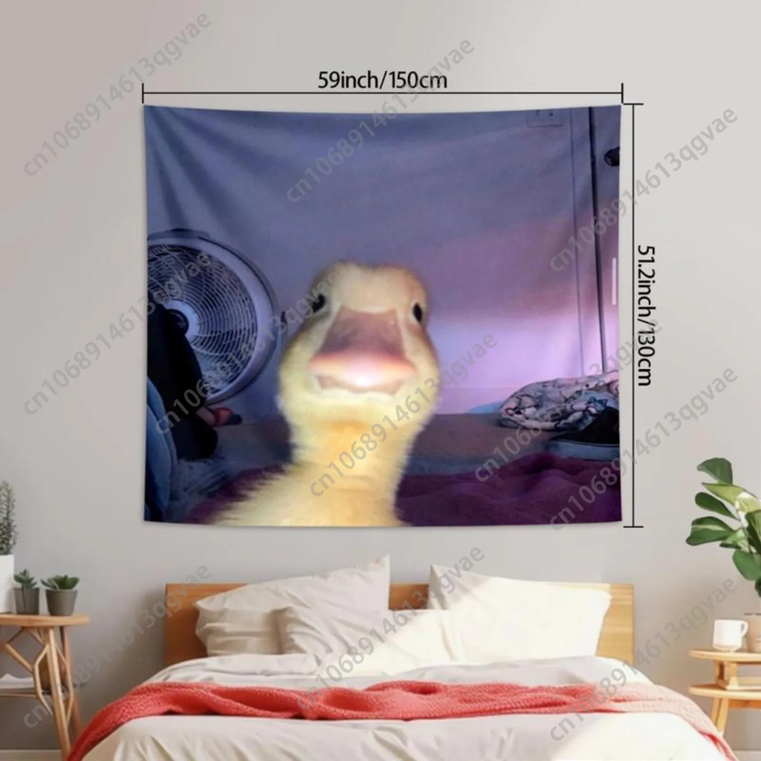 Милый гобелен с узором утки - Фотография_5