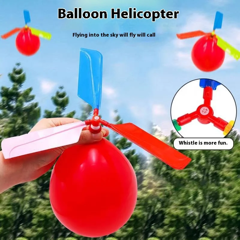 Портативный воздушный шар в виде вертолета
