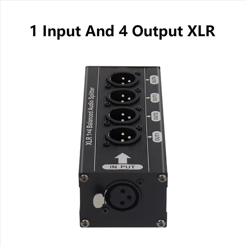 M13k-xlr 1x4 сбалансированный аудиоразветвитель - Фотография_2