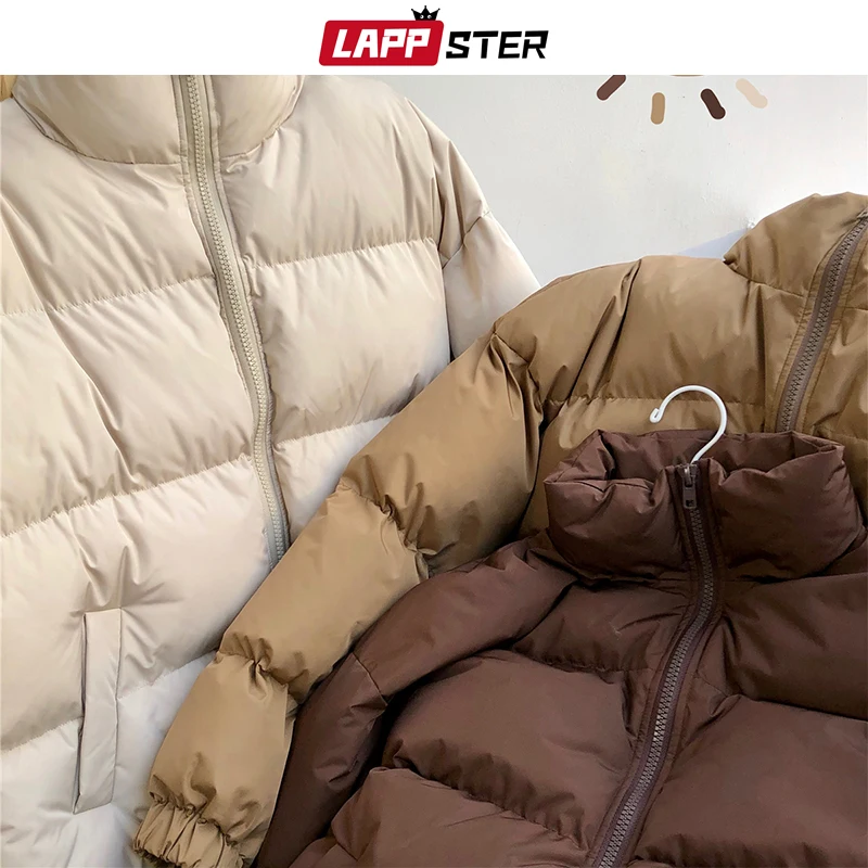 Lappster мужское цветное пальто в стиле харадзюку - Фотография_3