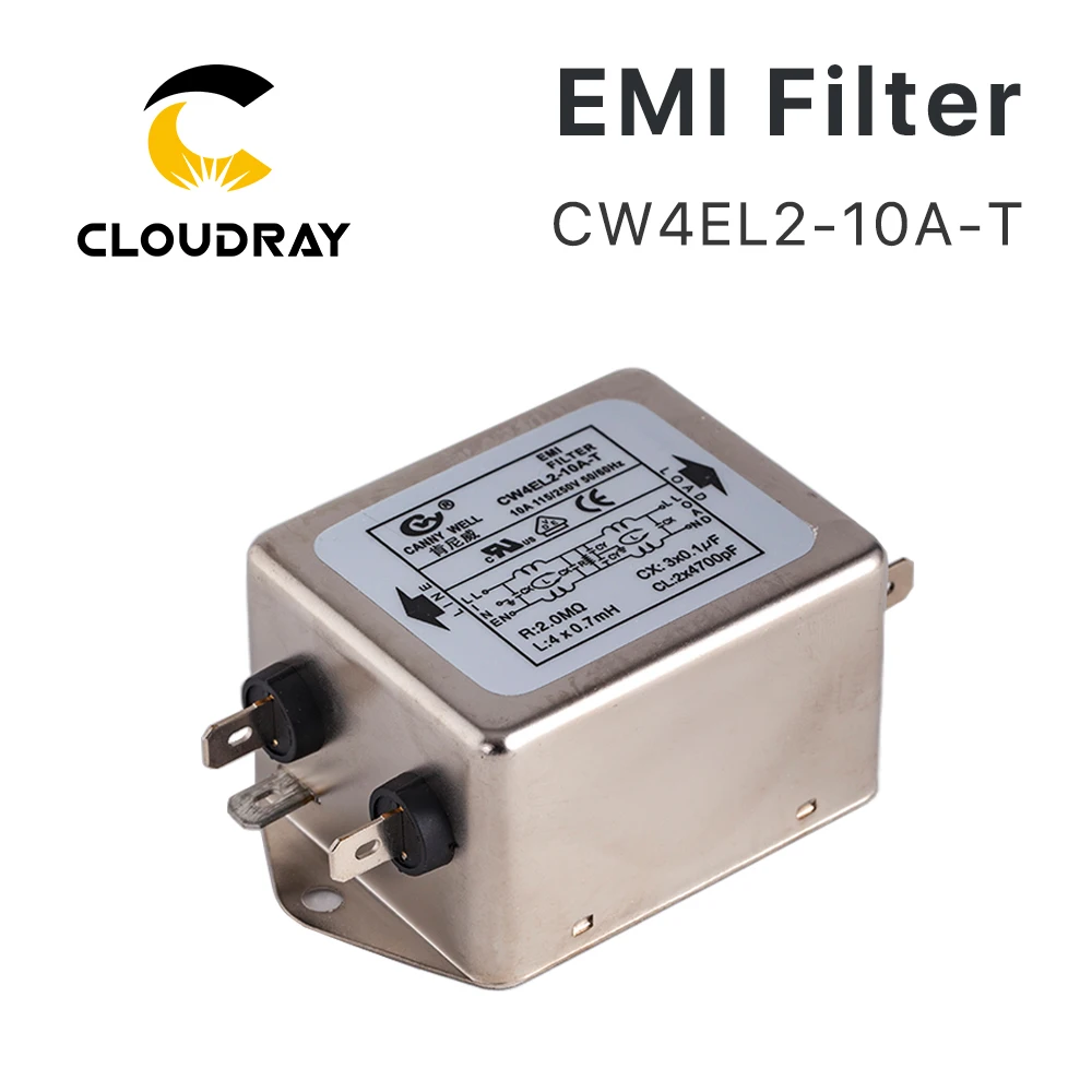 Cloudray power emi filter cw4l2-10a-t - Фотография_2