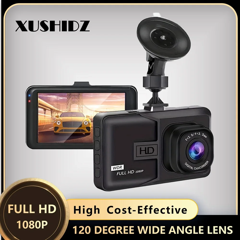 Xushidz новый 1080p hd видеорегистратор с циклической записью