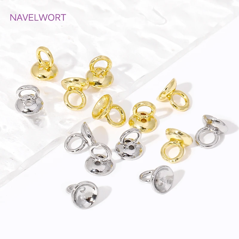 Концевики для бижутерии латунные концевики для браслета с жемчугом - Фотография_2