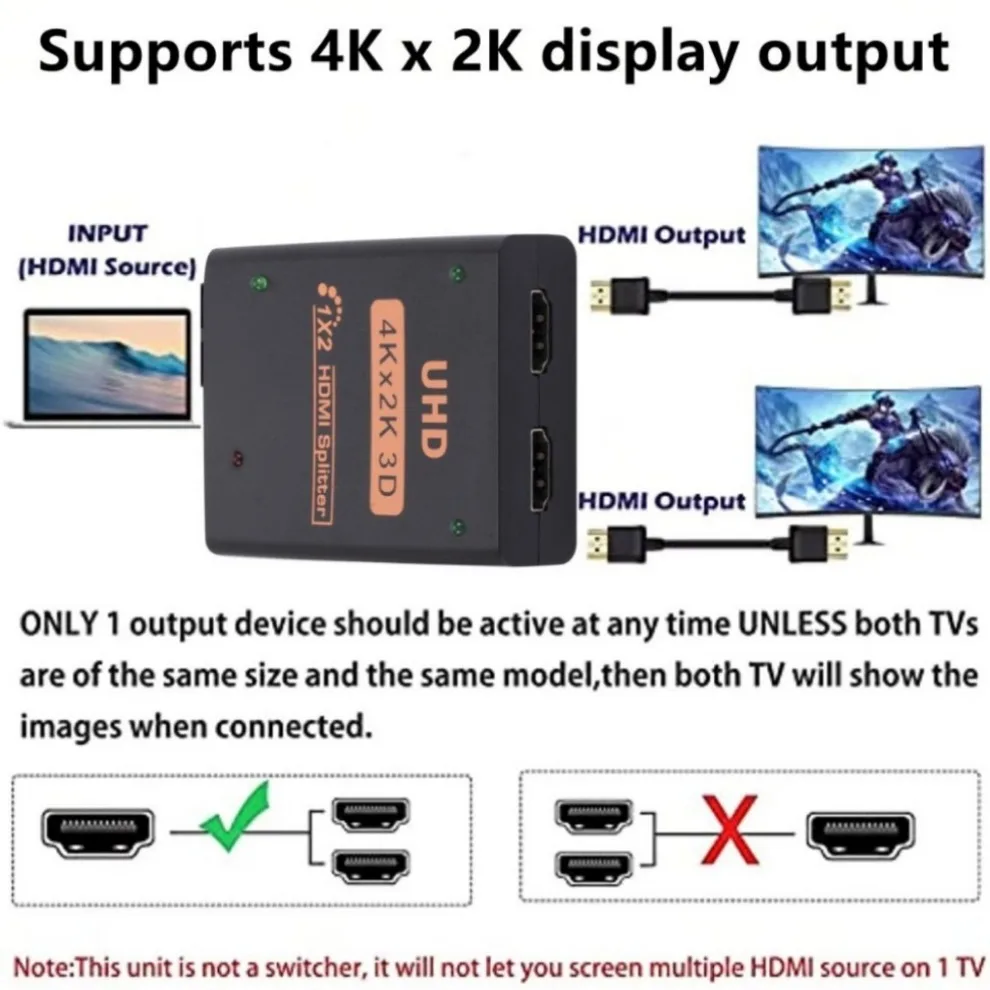 Hdmi-сплиттер 4k 3d двухпортовый - Фотография_5