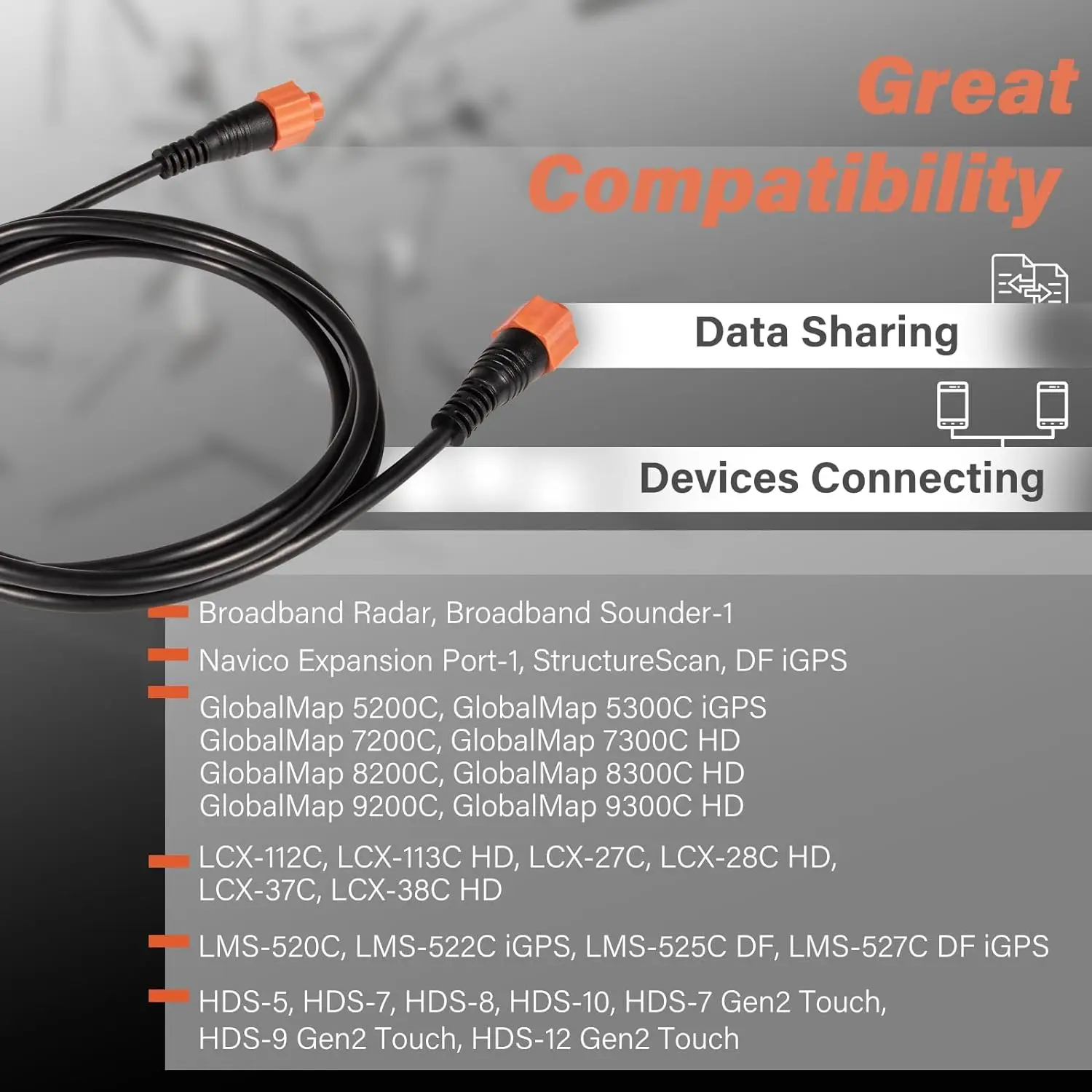 Запасная часть tm для соединительного кабеля ethernet lowrance - Фотография_3