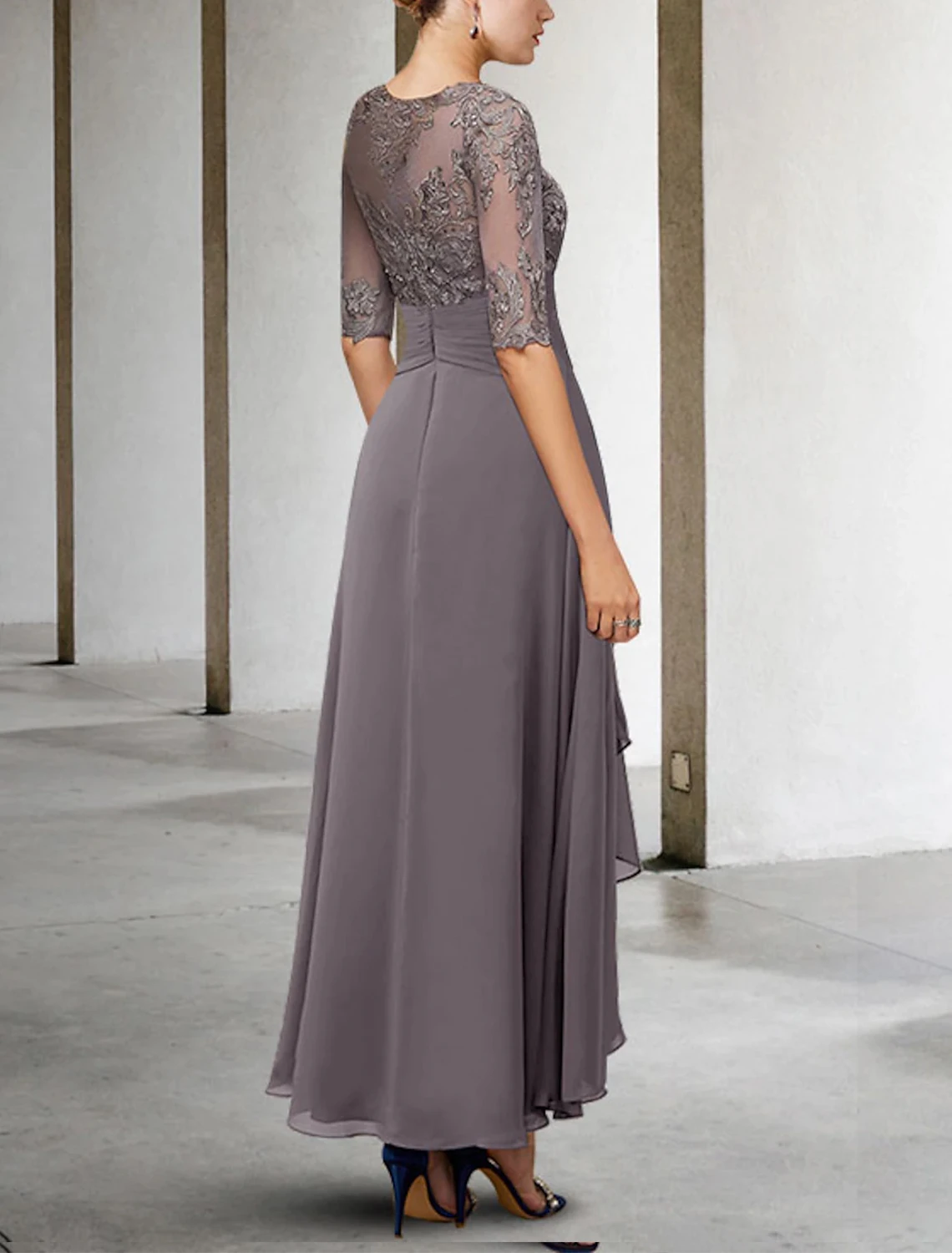 А-силуэт платье для матери невесты - Фотография_2