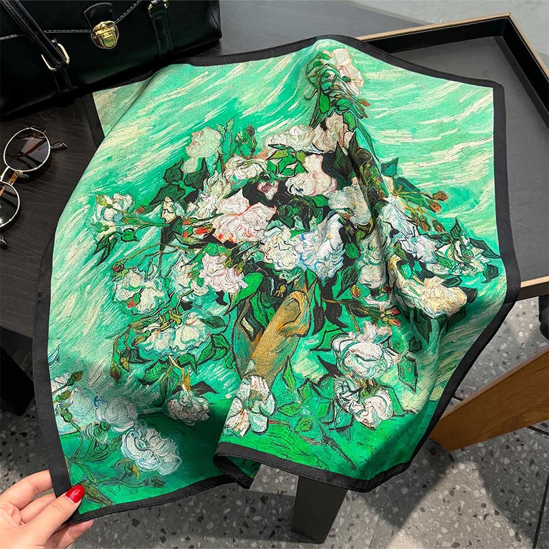 100% шелковый шарф - Фотография_2