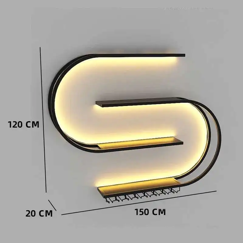 Скандинавские кованые винные шкафы для барной мебели - Фотография_6