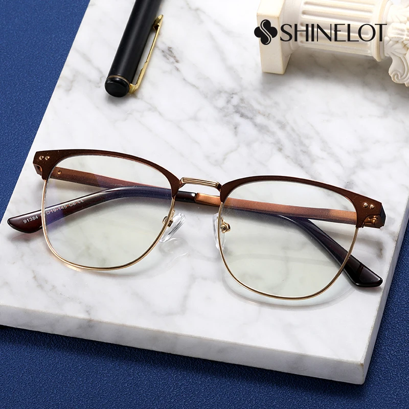 91384 мужские овальные очки в оправе для защиты глаз