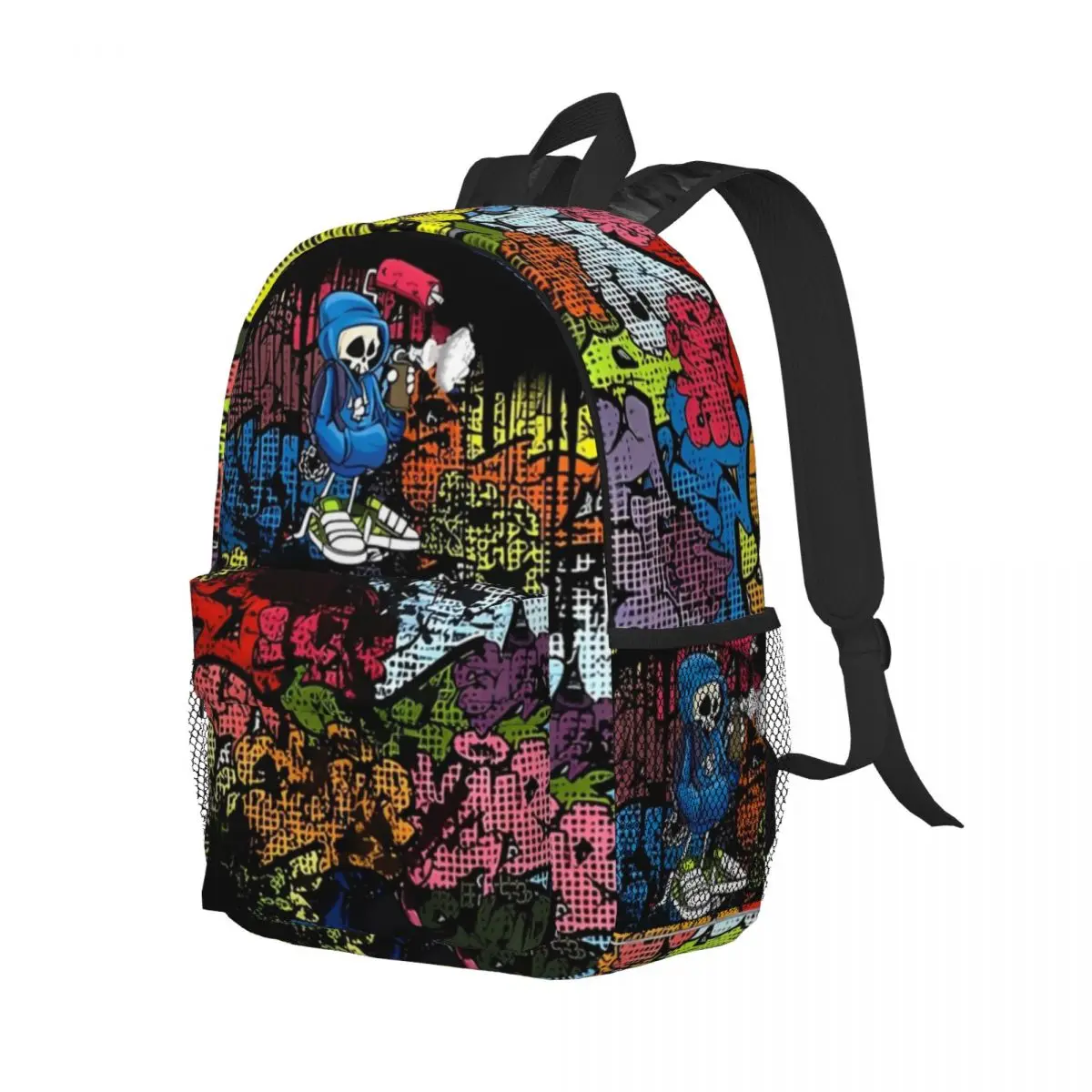 Граффити скелет новая мода высокая - Фотография_2