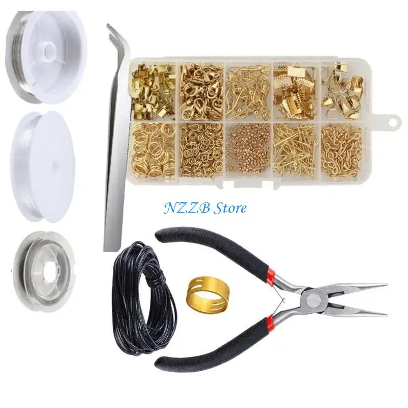 T21f открытые кольца и застежки-карабины с плоскогубцами и пинцетом