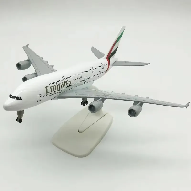 20 см a380 emirates airlines 1:400 модель самолета из сплава airbus - Фотография_2