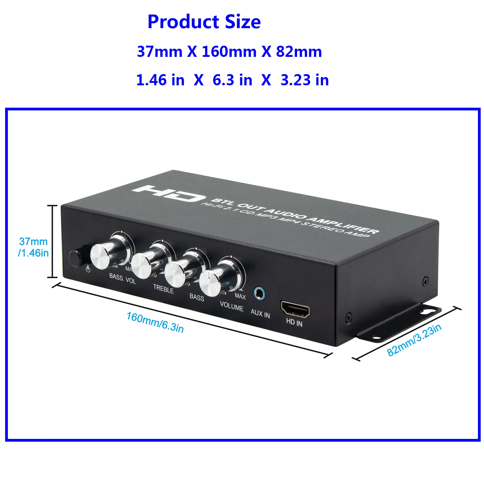 St-838 hifi 2,1-канальный усилитель - Фотография_5