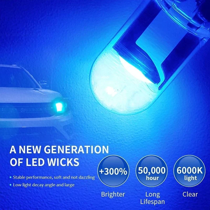 W5w led t10 автомобильный светильник - Фотография_4