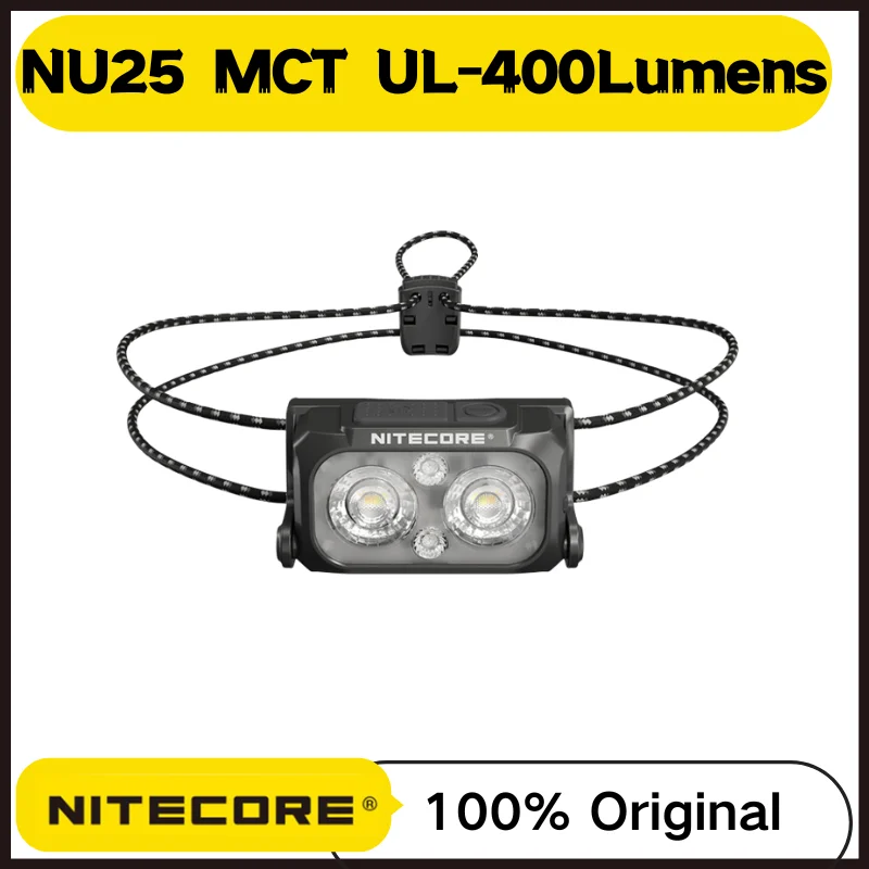Nitecore nu25 mct ul 400 люмен