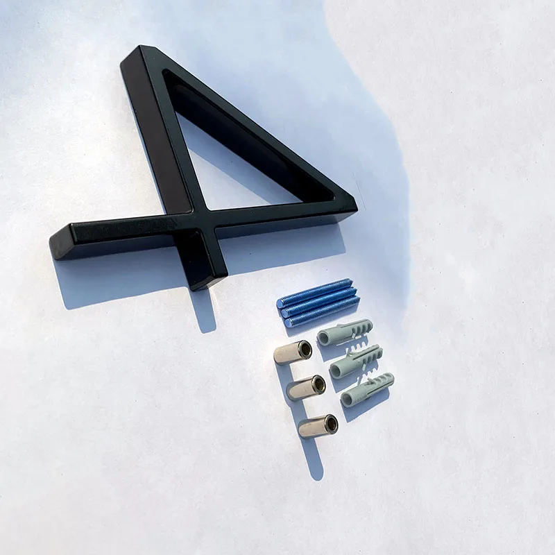 125 мм черные номера дома - Фотография_4