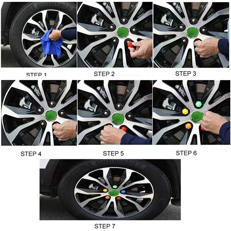 Колпачки для колесных гаек автомобиля - Фотография_6