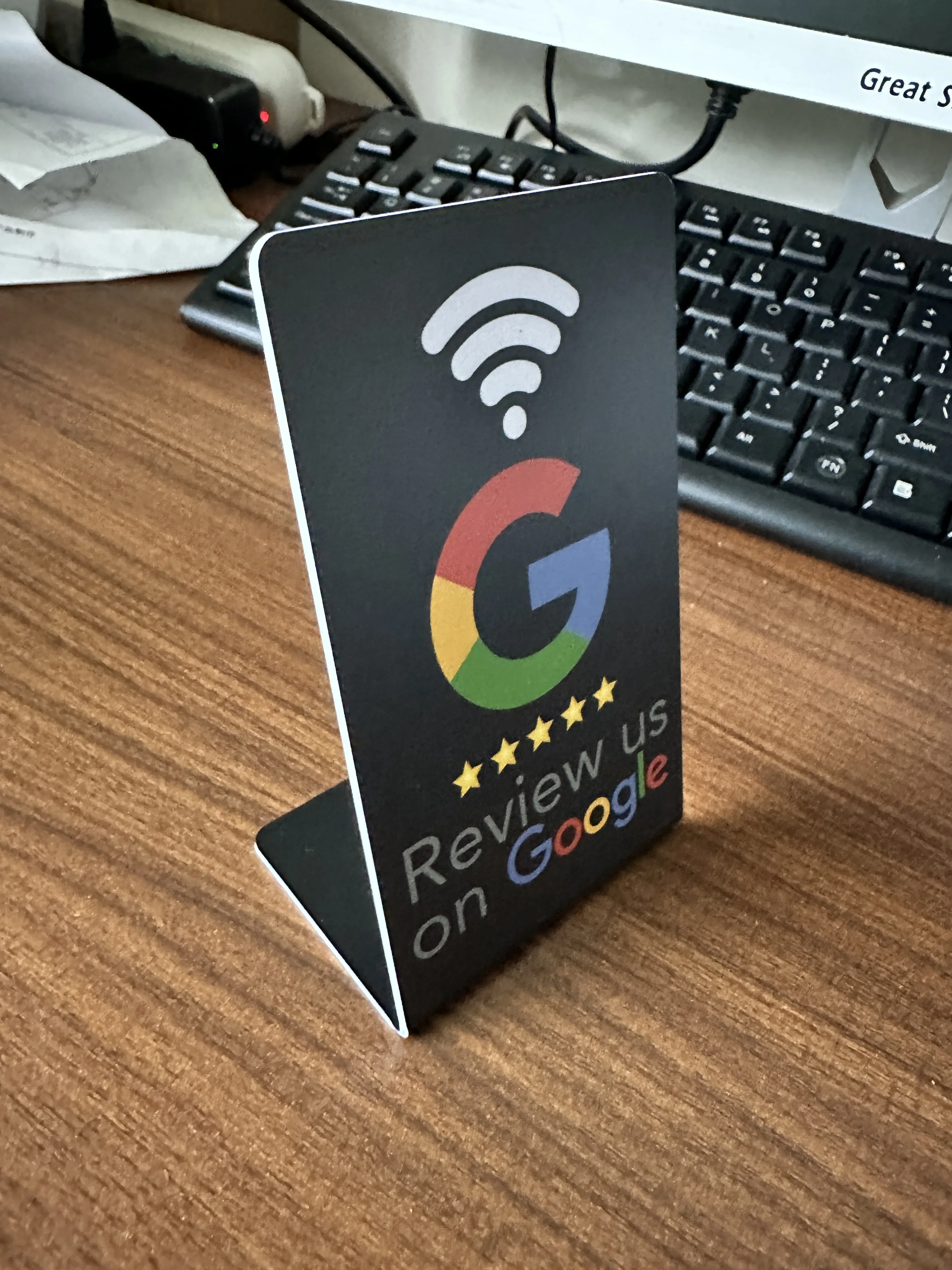 Nfc 215, программируемые акриловые наклейки для обзора google - Фотография_3