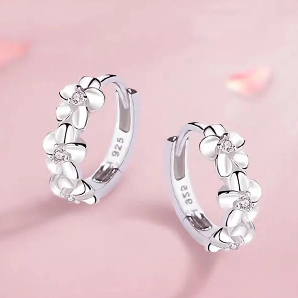 Серьги-иглы из стерлингового серебра 925 пробы для женщин