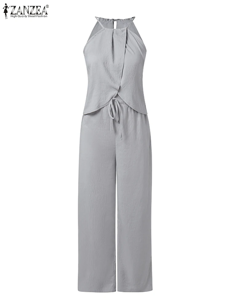 Zanzea женские летние комплекты брюк 2025 из 2 предметов - Фотография_4