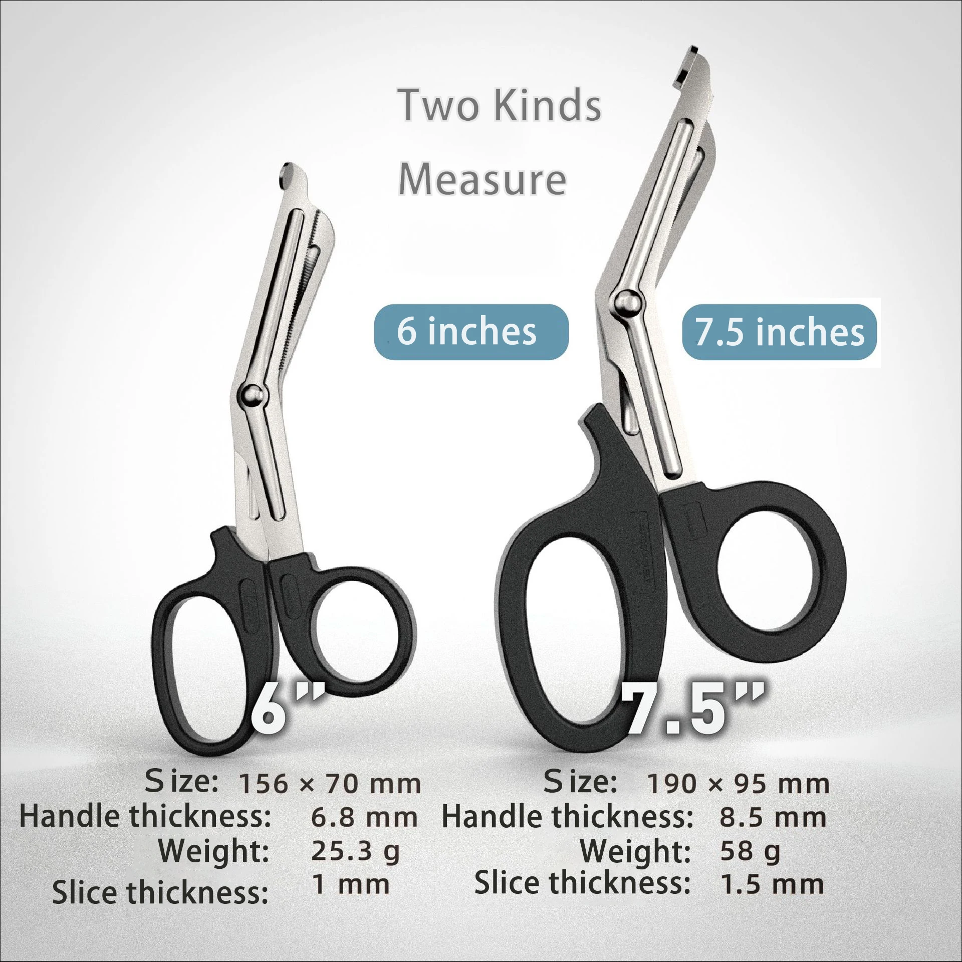 Спасательные ножницы 15/19 см для выживания - Фотография_2