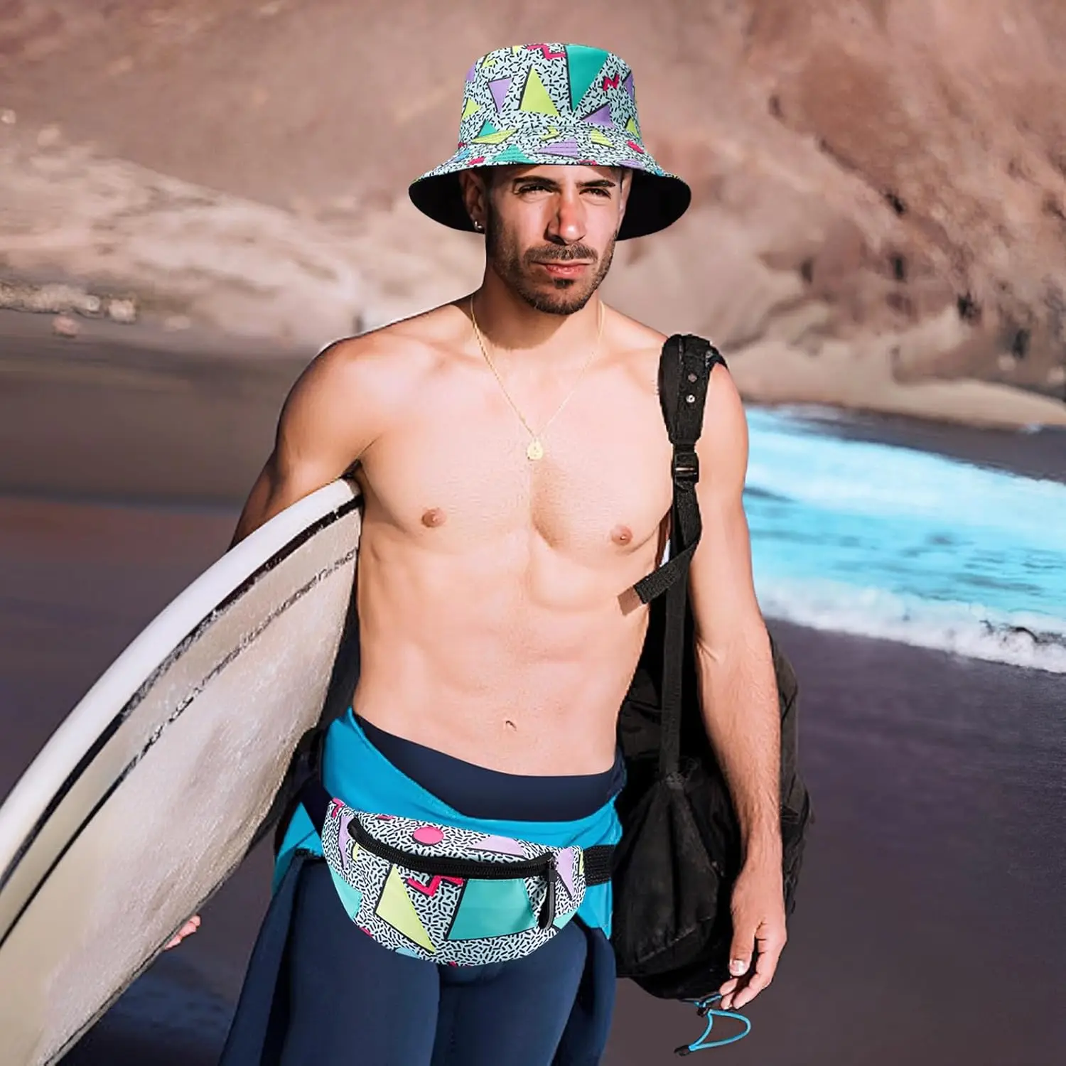 80s 90s fanny pack панама поясная - Фотография_5