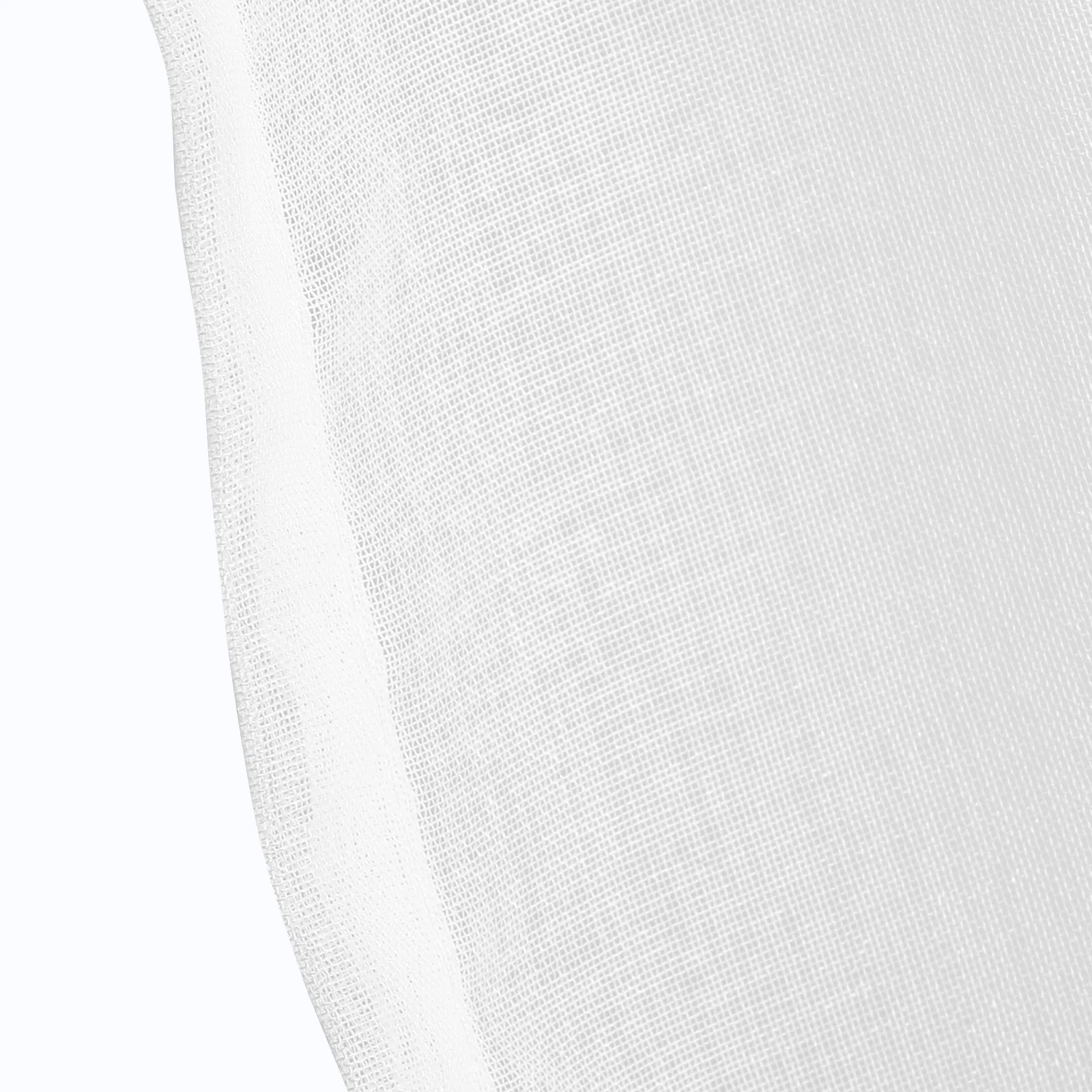 Белые короткие прозрачные шторы - Фотография_4