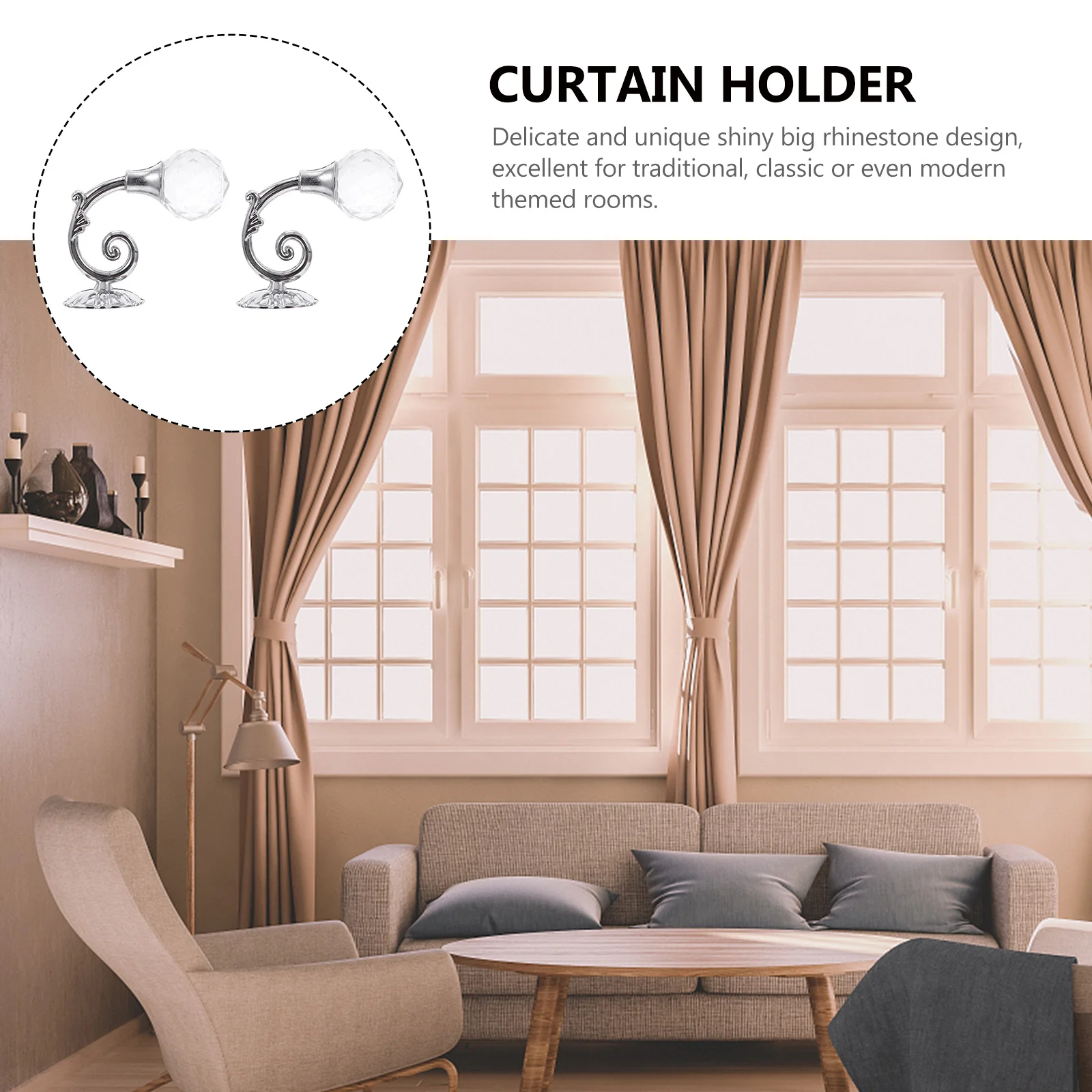 Хрустальные крючки для штор - Фотография_4