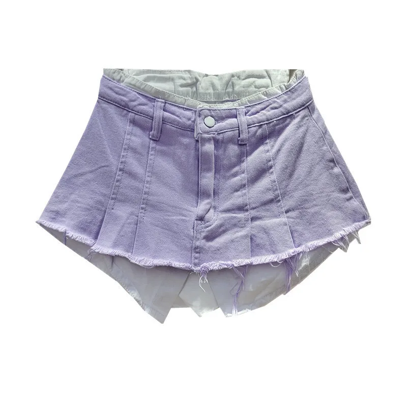 Женская джинсовая юбка-трапеция wtht - Фотография_6