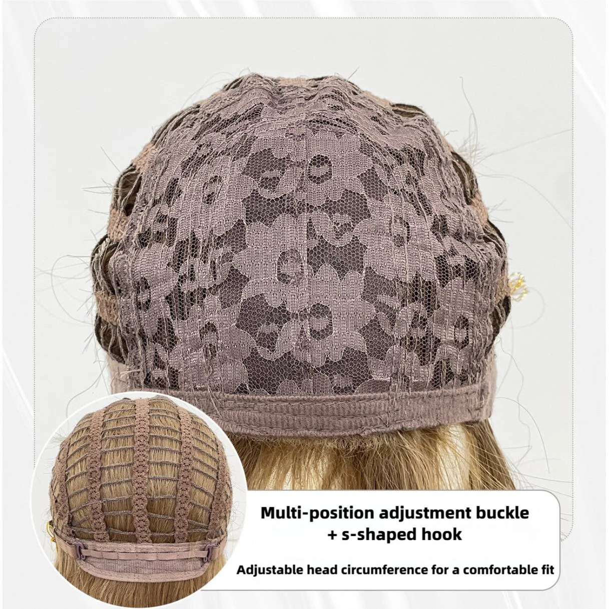 Пепельно-коричневый боб синтетический - Фотография_4