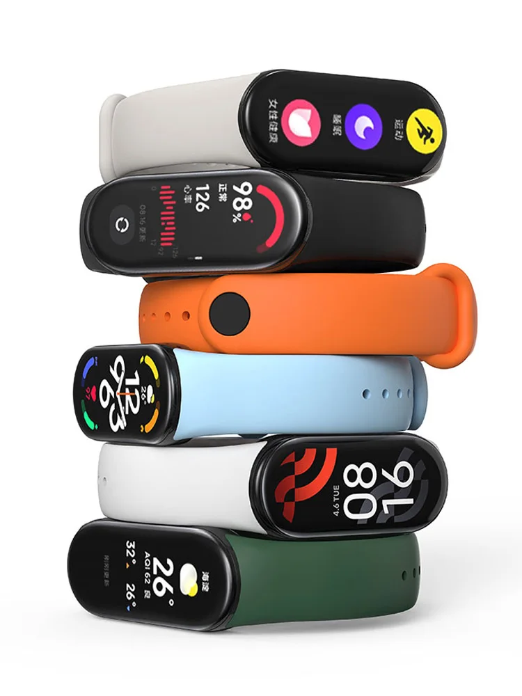 Силиконовый ремешок для xiaomi mi band 10 9 8 - Фотография_2