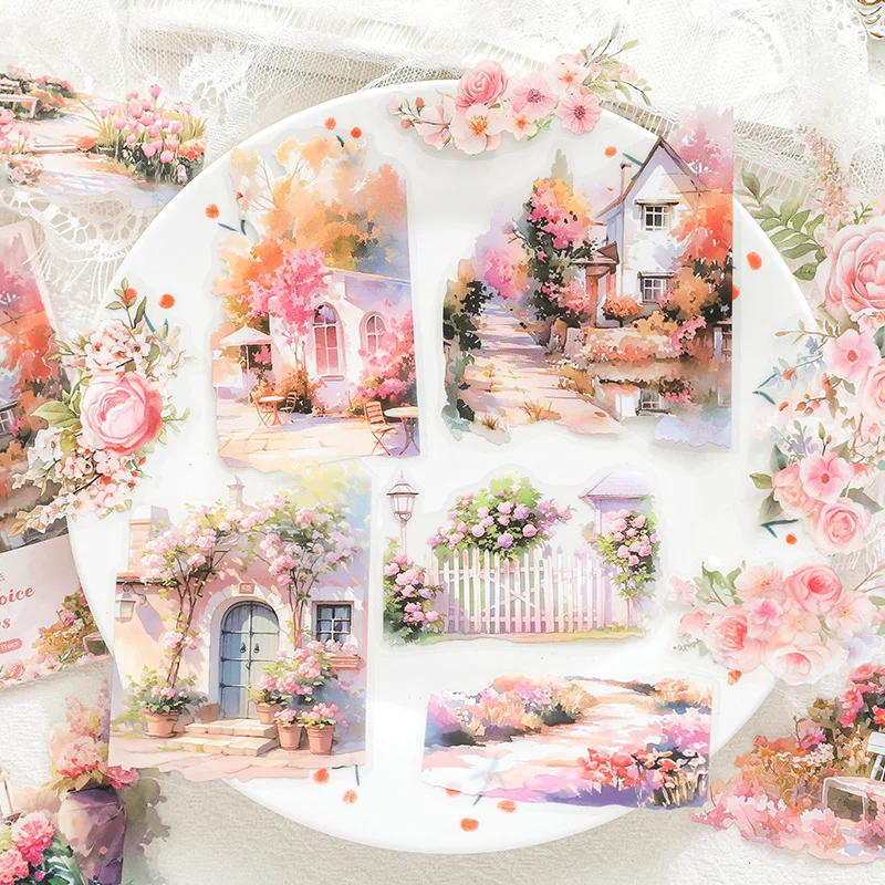 Бумага, тематические наклейки four seasons forest garden - Фотография_3