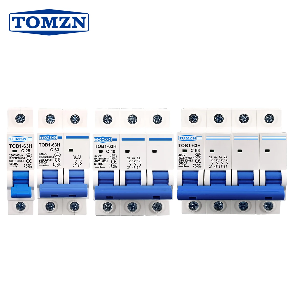 Tomzn ac mcb tob1-63h c кривая