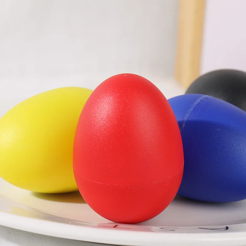 Пластиковые перкуссионные яйца maracas с музыкальным звуком