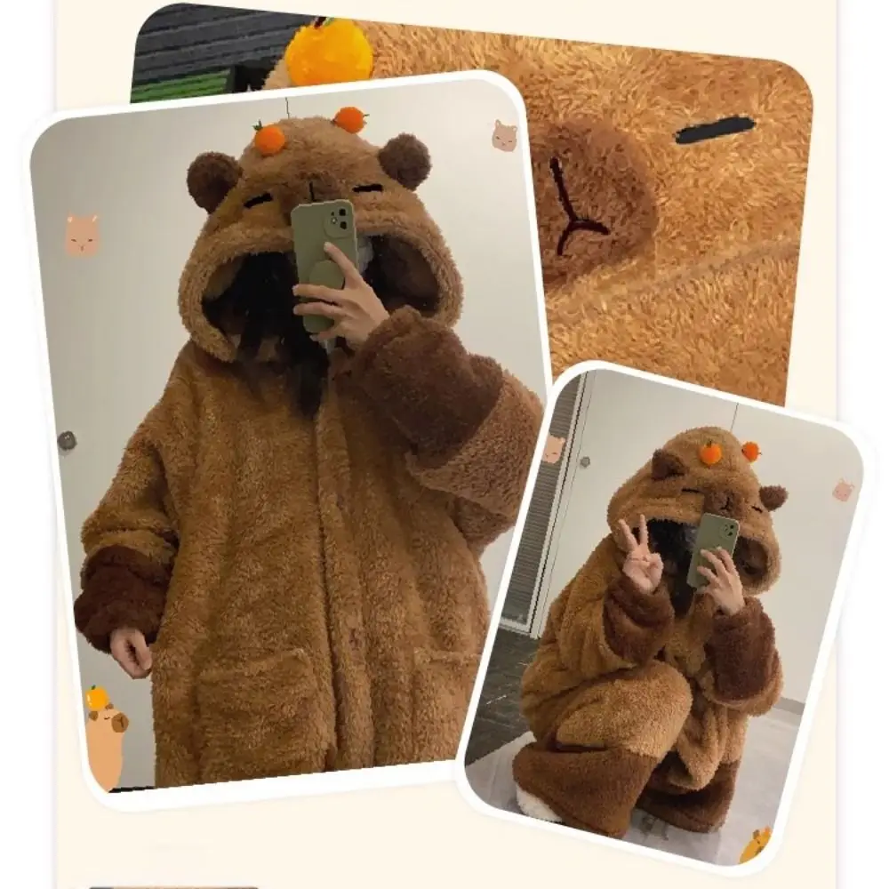 Симпатичная пижама + брюки-капибара - Фотография_4