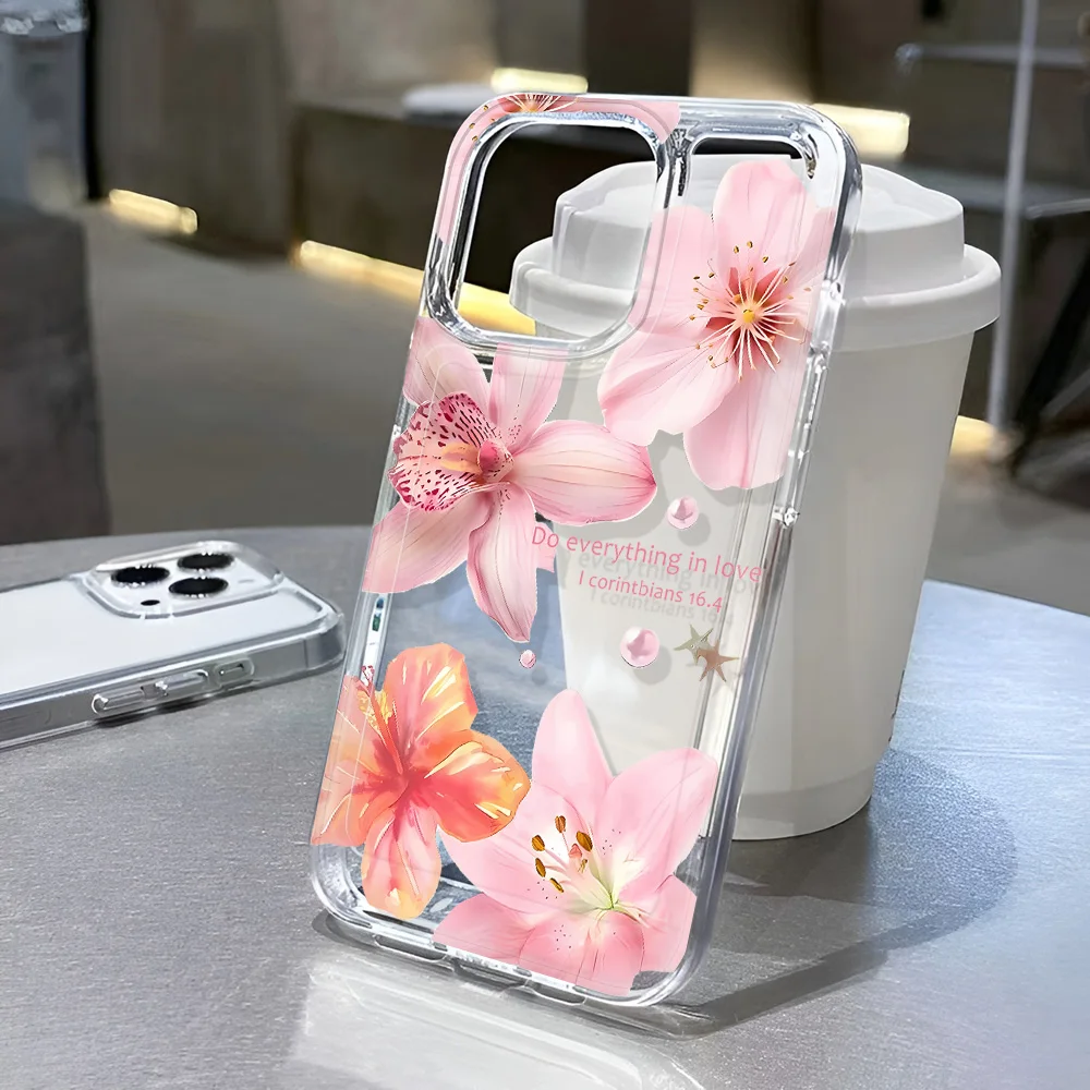 Прозрачный чехол для телефона iphone 16