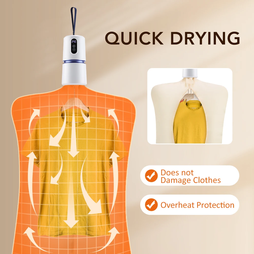 Умная электрическая сушилка портативная - Фотография_3