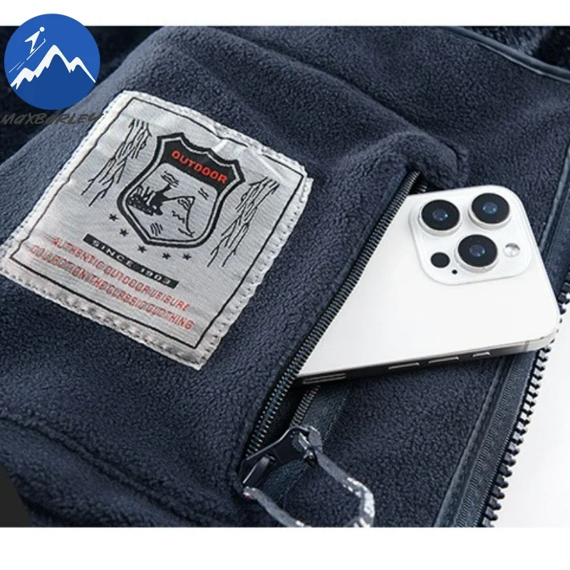 Лидер продаж, мужская осенне-зимняя норвежская флисовая куртка с капюшоном - Фотография_4